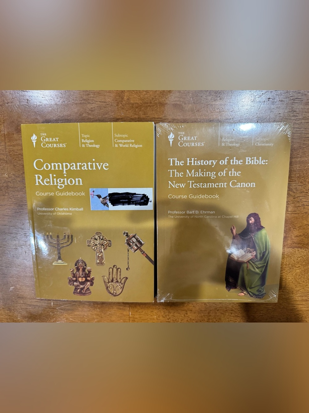 Comparative Religion & Bible History Course Guidebooks by The Great Courses